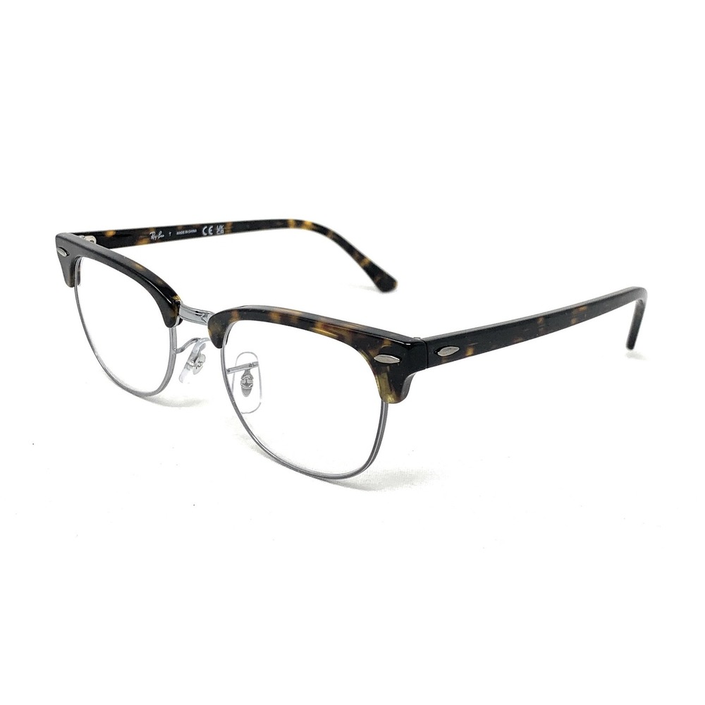 RAY-BAN RB 5154 2012 51-21-145 Dark Havana Clubmaster Rx Eyeglass Frames (READ)